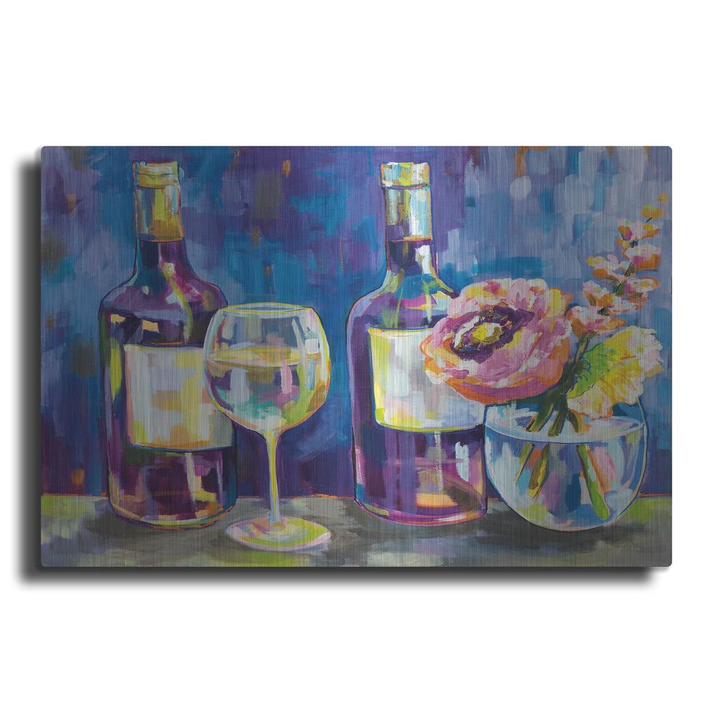 'Floral Party' by Jeanette Vertentes – Metal Wall Art