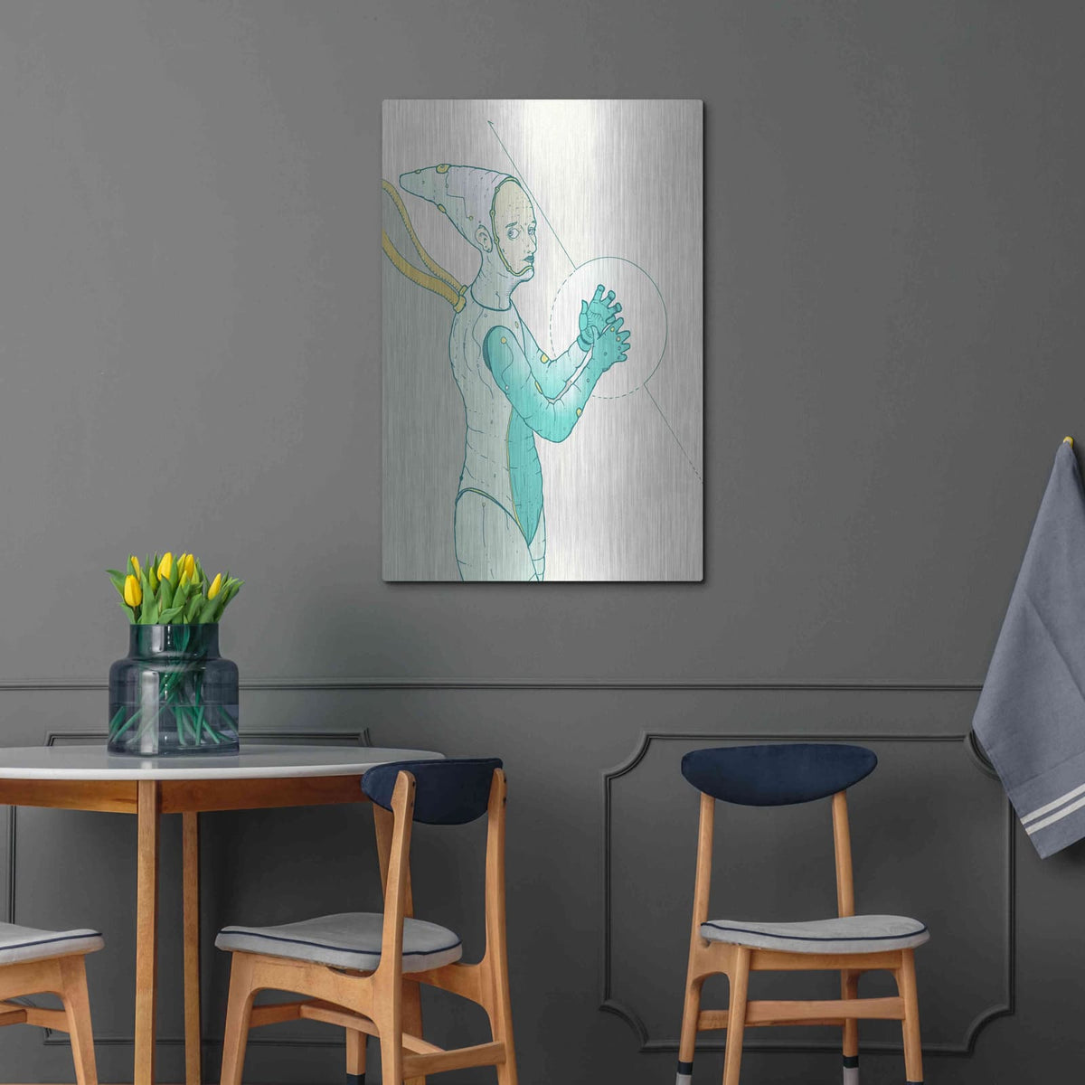 'Alpha Omega Ice' by Craig Snodgrass – Metal Wall Art, 24x36 room view