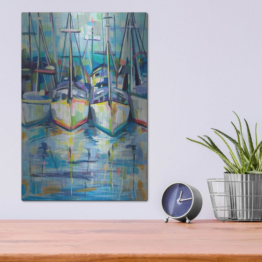 'Morning Dock' by Jeanette Vertentes – Metal Wall Art, 12x16 room view