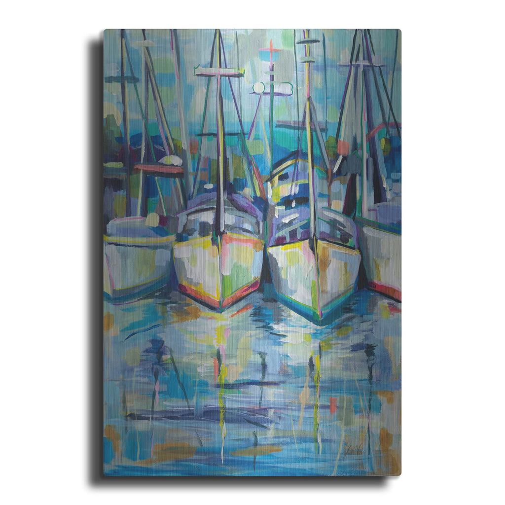 'Morning Dock' by Jeanette Vertentes – Metal Wall Art
