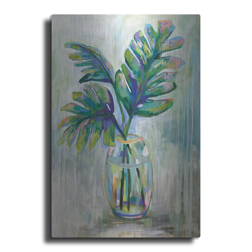 'Palm Leaves II' by Jeanette Vertentes – Metal Wall Art