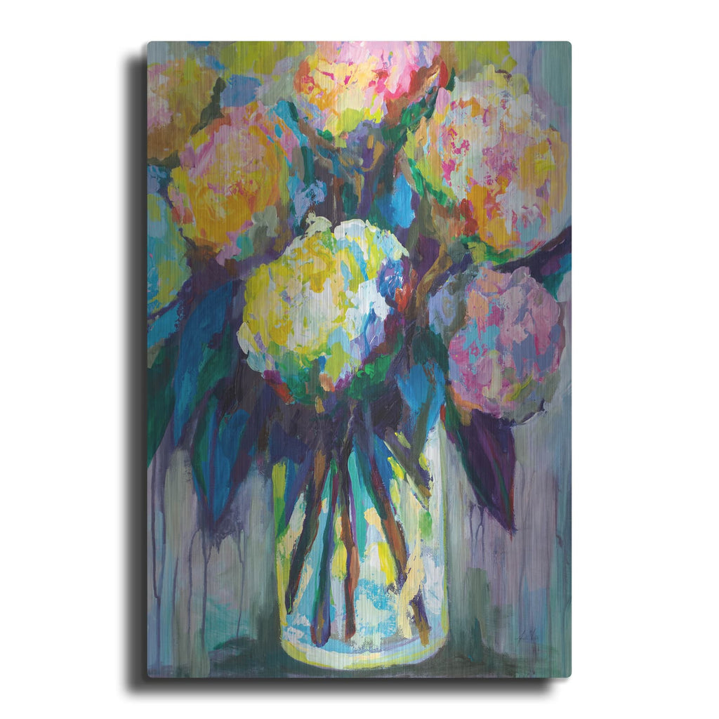 'Full of Hydrangeas' by Jeanette Vertentes – Metal Wall Art