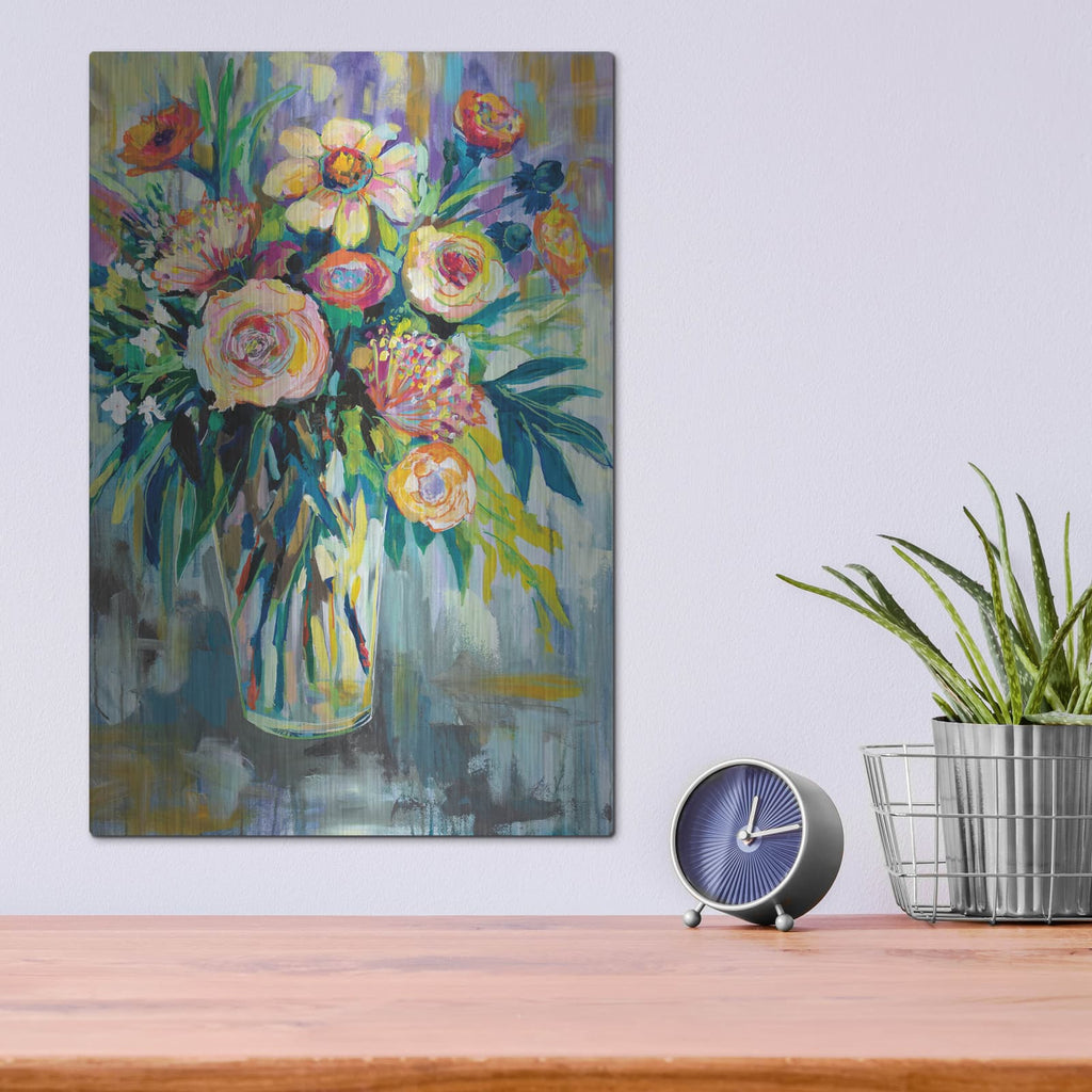'Summer Happiness' by Jeanette Vertentes – Metal Wall Art, 12x16 room view