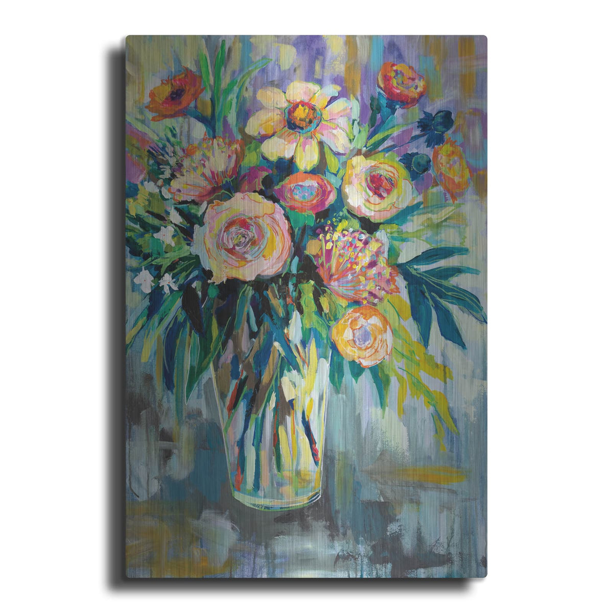 'Summer Happiness' by Jeanette Vertentes – Metal Wall Art