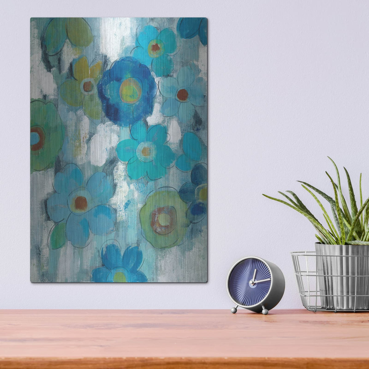'Blue Eyes II' by Silvia Vassileva – Metal Wall Art, 12x16 room view
