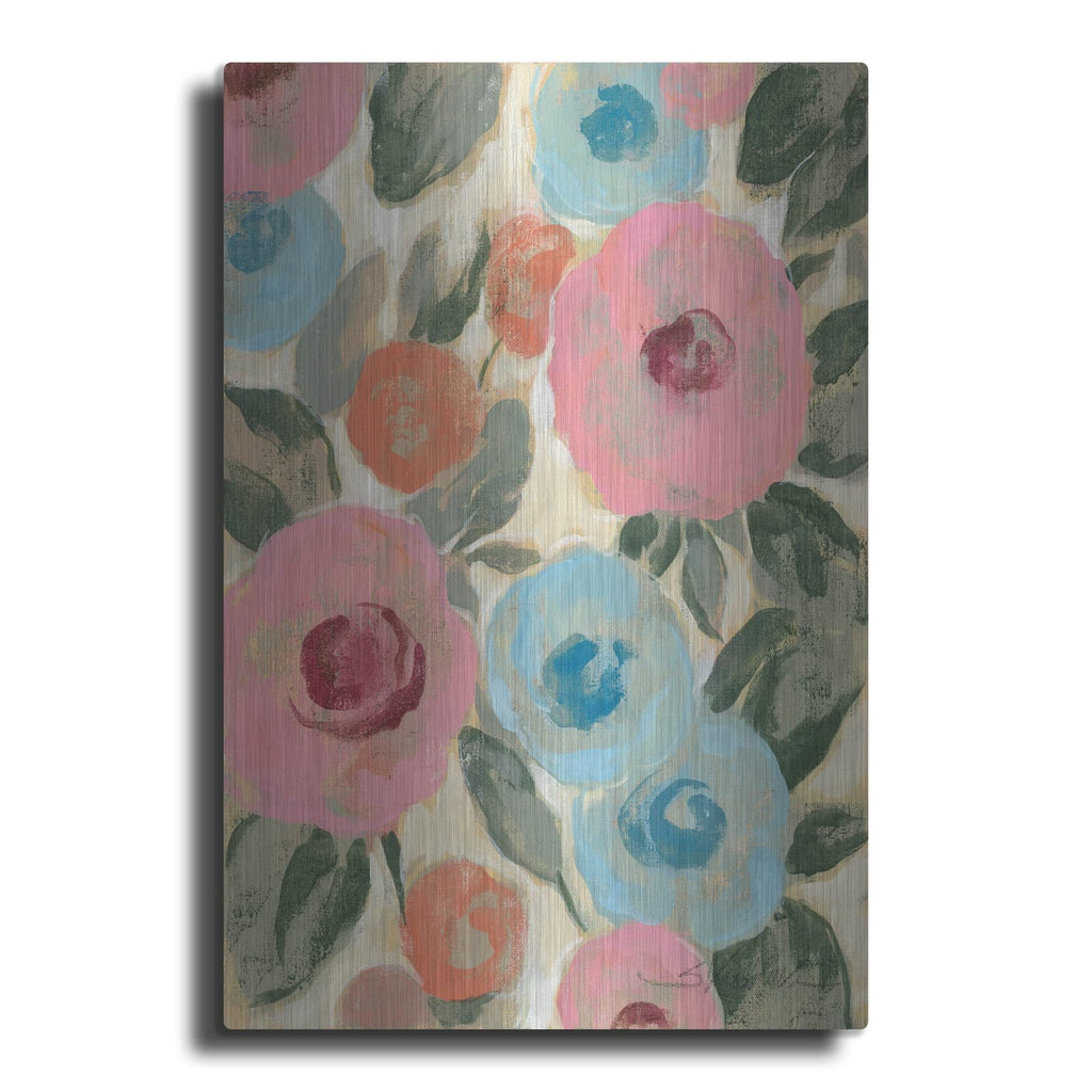 'Parisian Floral III' by Silvia Vassileva – Metal Wall Art