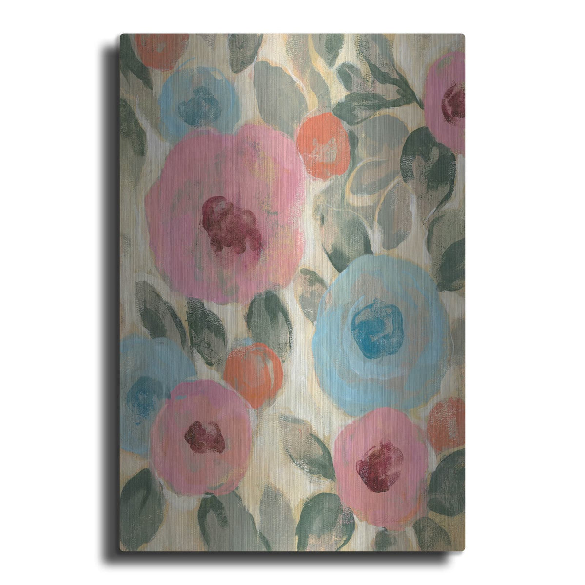 'Parisian Floral II' by Silvia Vassileva – Metal Wall Art