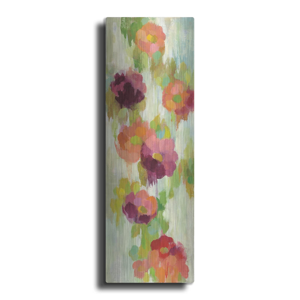 'Coral and Emerald Garden II' by Silvia Vassileva – Metal Wall Art