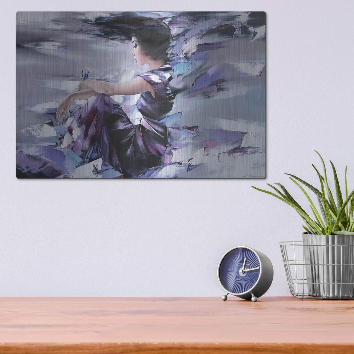 'Waiting' by Alexander Gunin – Metal Wall Art, 16x12 room view