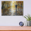 'Autumn Walk' by Luxe Metal Portfolio – Metal Wall Art, 16x12 room view