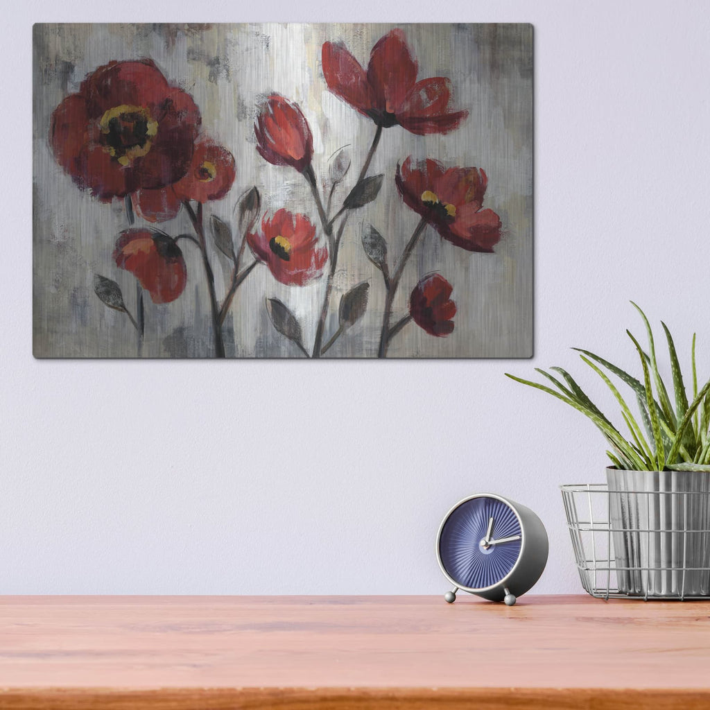 'Floral Simplicity' by Silvia Vassileva – Metal Wall Art, 16x12 room view