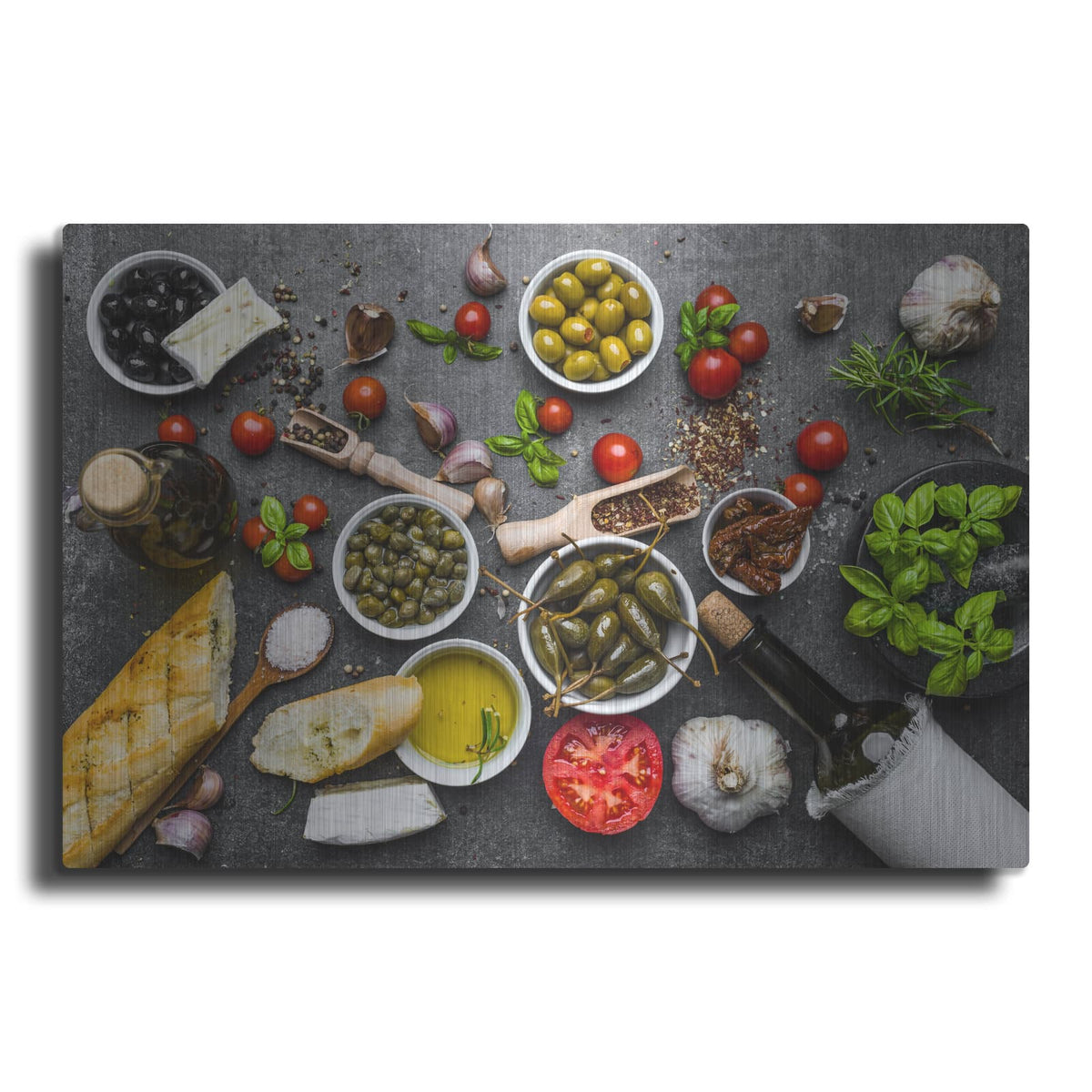 'Italian Kitchen' by Luxe Metal Portfolio – Metal Wall Art