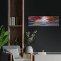 'Mountain Fuji Japan' by Luxe Metal Portfolio – Metal Wall Art, 36x12 room view