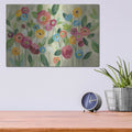 'Fairy Tale Flowers V' by Silvia Vassileva – Metal Wall Art, 16x12 room view