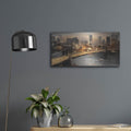 'New York by Lisima' by Luxe Metal Portfolio – Metal Wall Art, 24x12 room view
