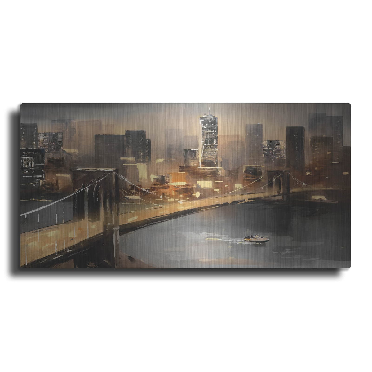 'New York by Lisima' by Luxe Metal Portfolio – Metal Wall Art