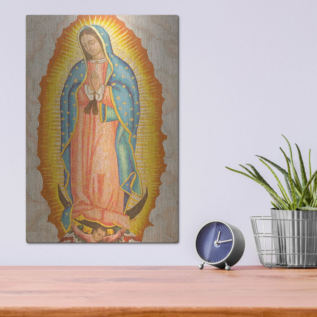 'Our Lady of Guadalupe' by Luxe Metal Portfolio – Metal Wall Art, 12x16 room view