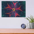 'Sea Urchin Underwater' by Luxe Metal Portfolio – Metal Wall Art, 16x12 room view