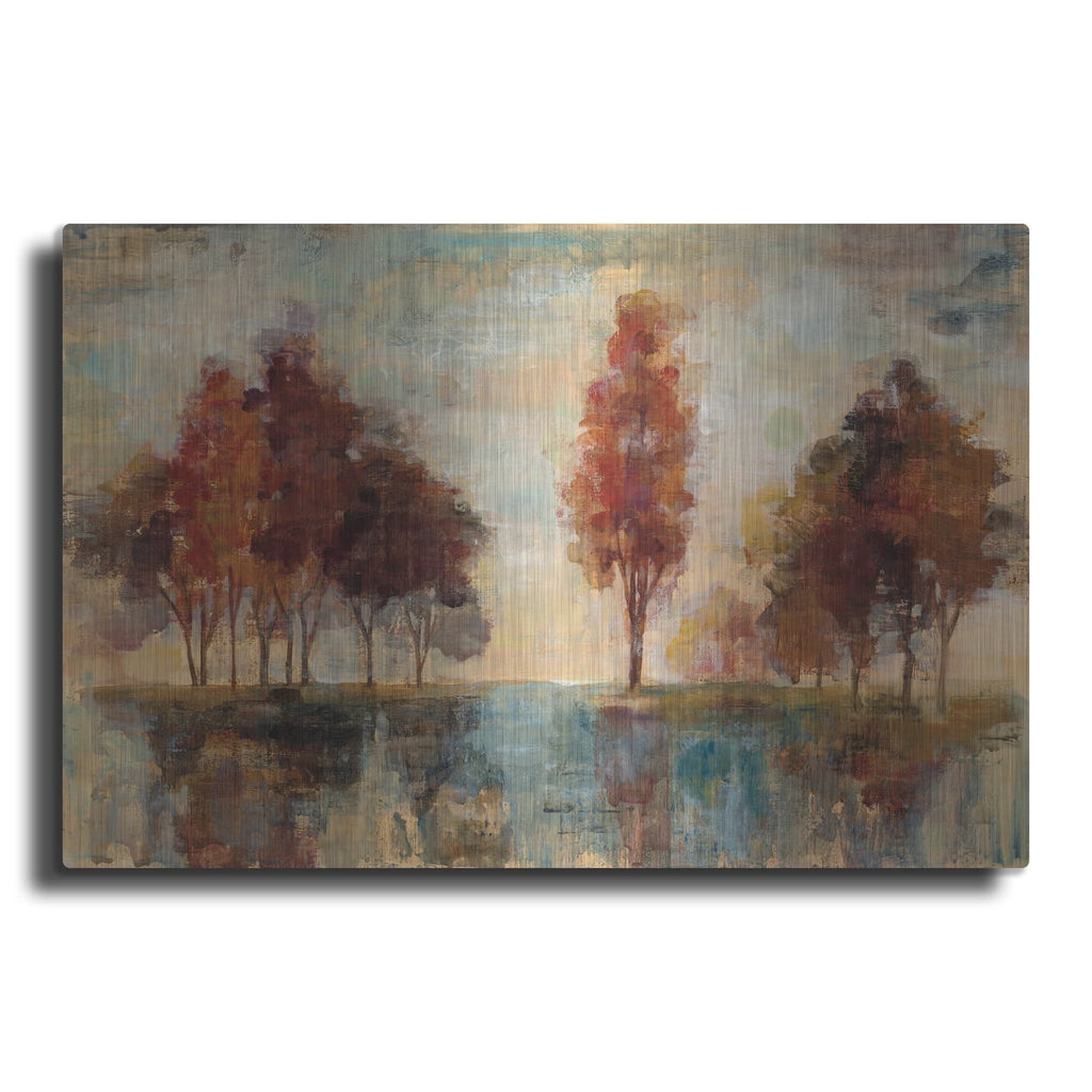 'Field and Forest' by Silvia Vassileva – Metal Wall Art