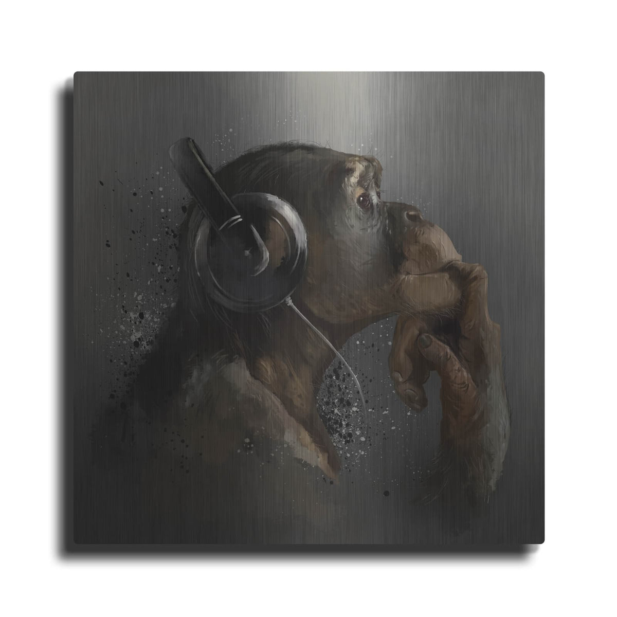 'The thinker' by Luxe Metal Portfolio – Metal Wall Art