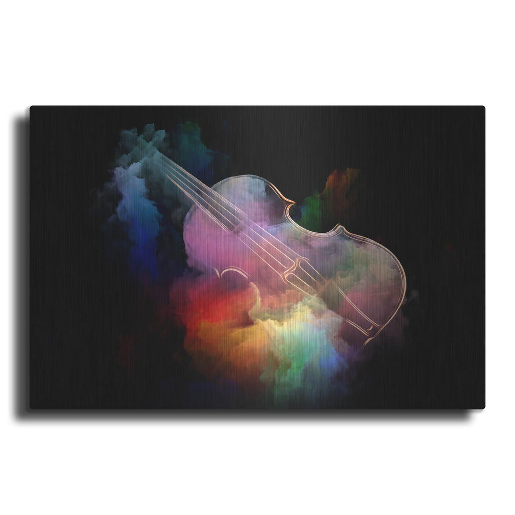 'Violin Thunder' by Luxe Metal Portfolio – Metal Wall Art