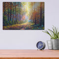'watercolor forest' by Luxe Metal Portfolio – Metal Wall Art, 16x12 room view