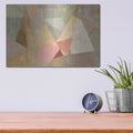 'Geometric Abstract' by Silvia Vassileva – Metal Wall Art, 16x12 room view