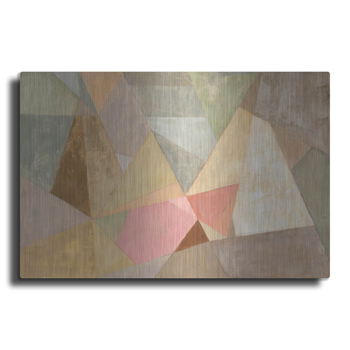 'Geometric Abstract' by Silvia Vassileva – Metal Wall Art