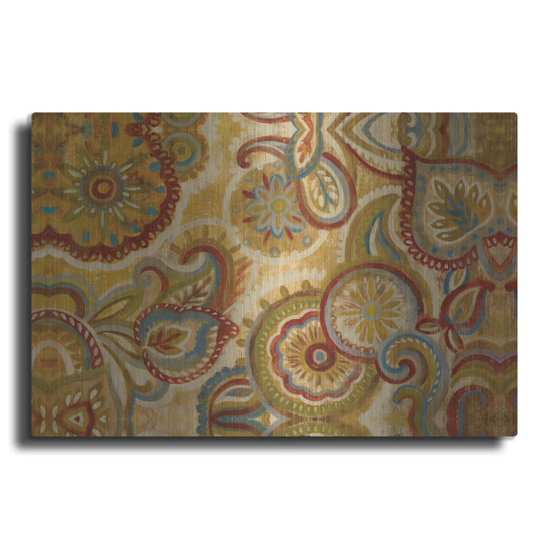 'Mandala and Paisley' by Silvia Vassileva – Metal Wall Art