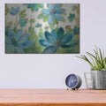 'Peacock Bloom' by Silvia Vassileva – Metal Wall Art, 16x12 room view