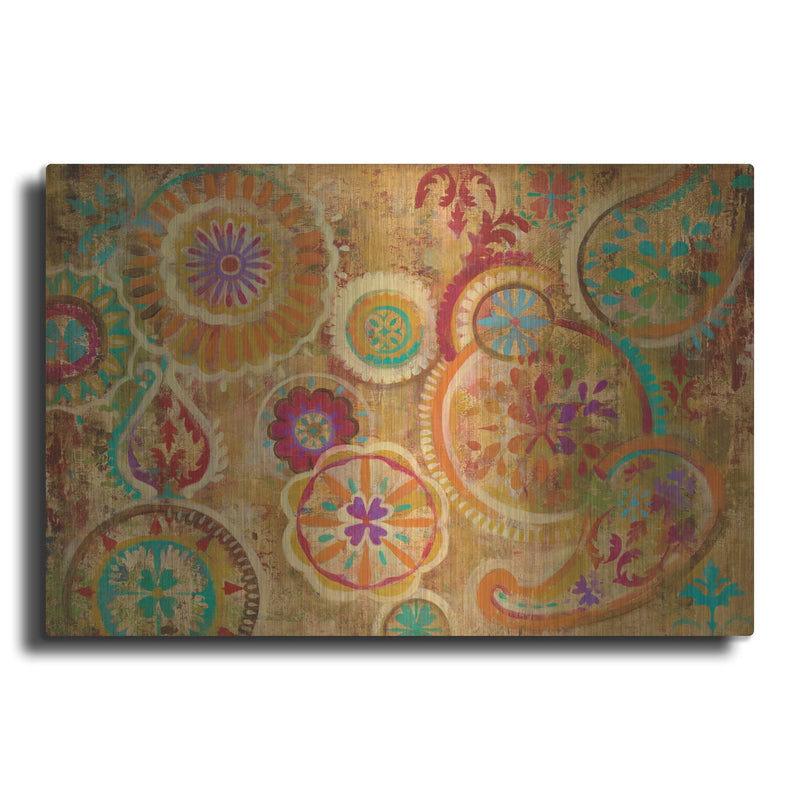 'Contemporary Paisley' by Silvia Vassileva – Metal Wall Art