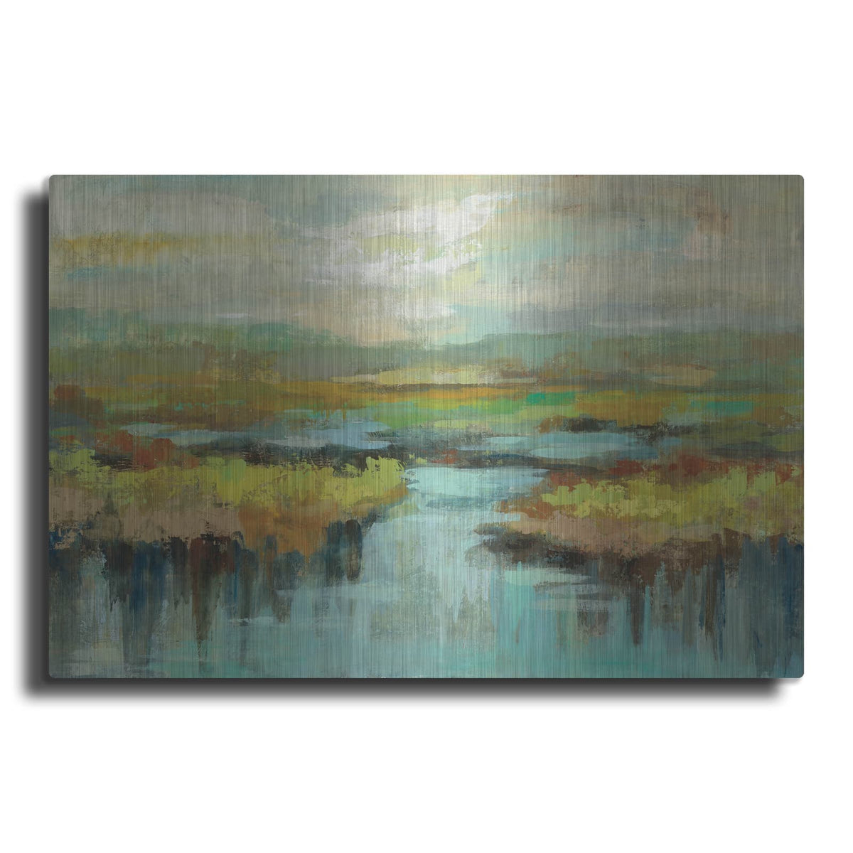 'Spring Landscape' by Silvia Vassileva – Metal Wall Art
