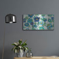 'Blue Eyes I' by Silvia Vassileva – Metal Wall Art, 24x12 room view