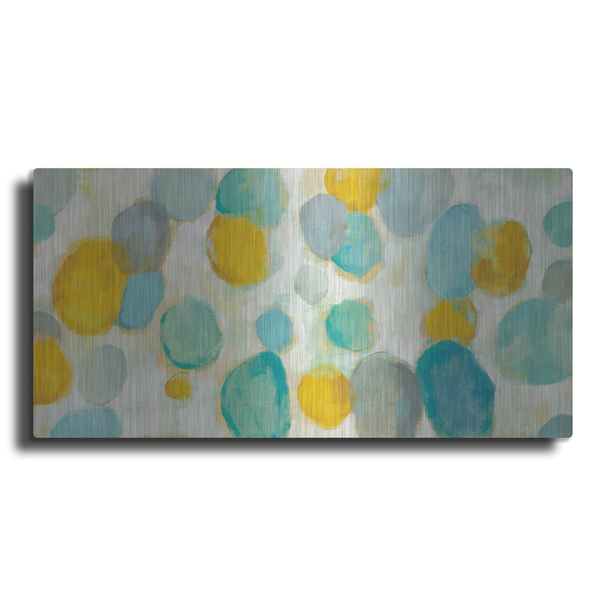 'Painted Pebbles' by Silvia Vassileva – Metal Wall Art