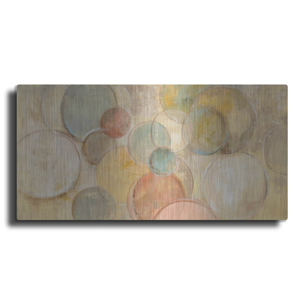 'Fresco Bubbles' by Silvia Vassileva – Metal Wall Art