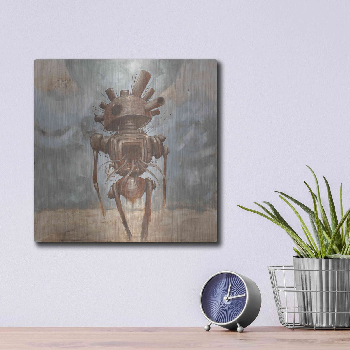'Brought The War Home' by Craig Snodgrass – Metal Wall Art, 12x12 room view