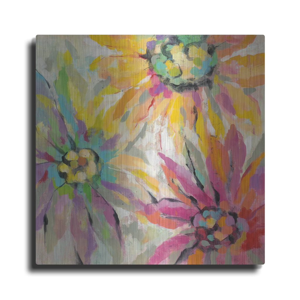'Abstracted Petals I' by Silvia Vassileva – Metal Wall Art