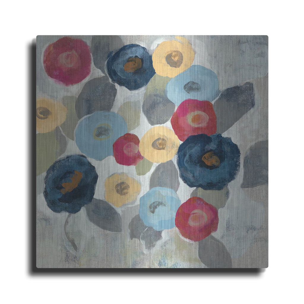 'Winter Flowers II' by Silvia Vassileva – Metal Wall Art