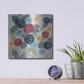 'Winter Flowers III' by Silvia Vassileva – Metal Wall Art, 12x12 room view