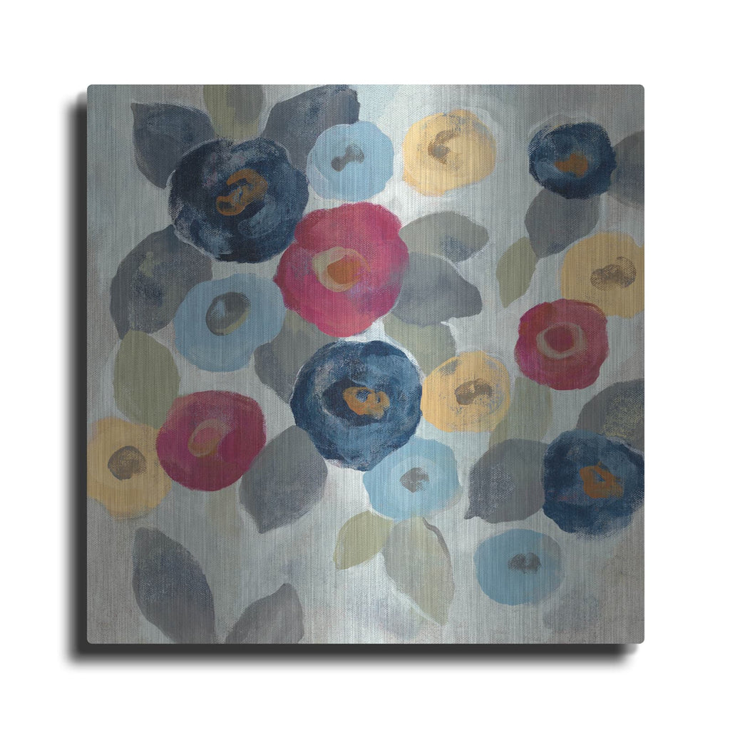 'Winter Flowers III' by Silvia Vassileva – Metal Wall Art