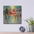 'Summer Silk Road' by Silvia Vassileva – Metal Wall Art, 12x12 room view