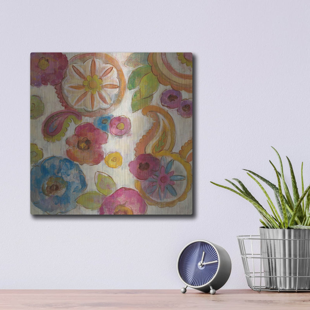 'Bohemian Summer II' by Silvia Vassileva – Metal Wall Art, 12x12 room view