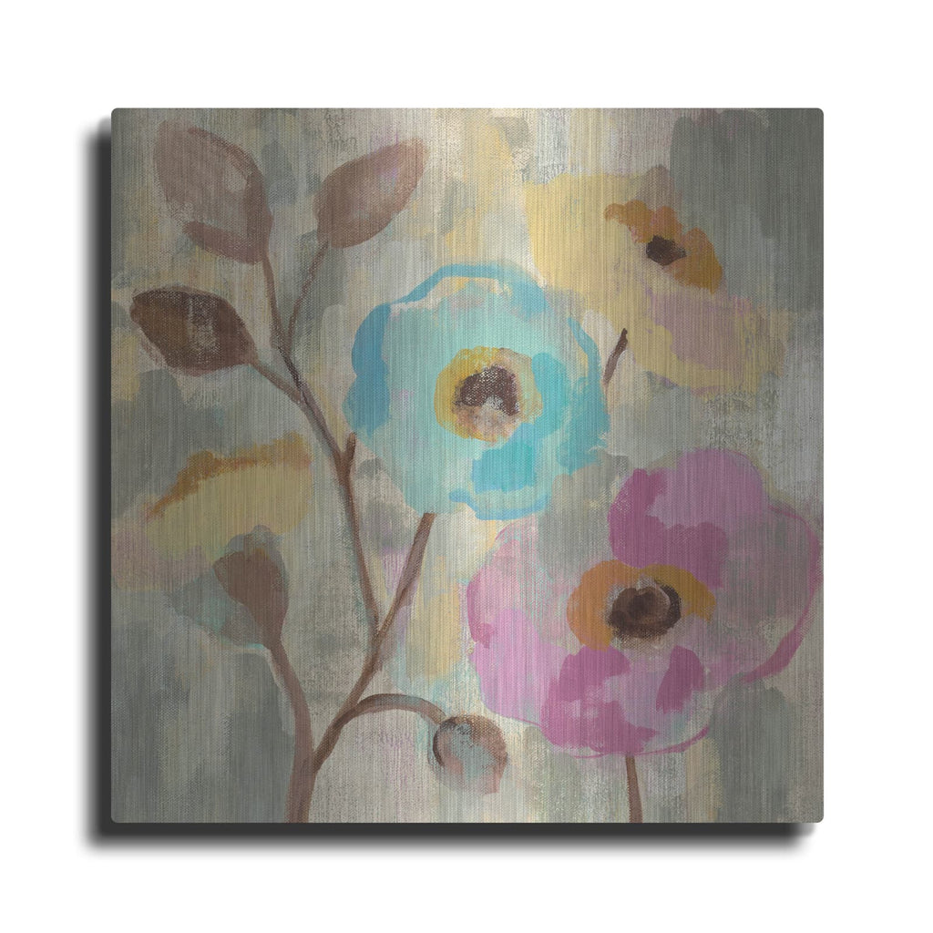 'Fog and Flowers III' by Silvia Vassileva – Metal Wall Art