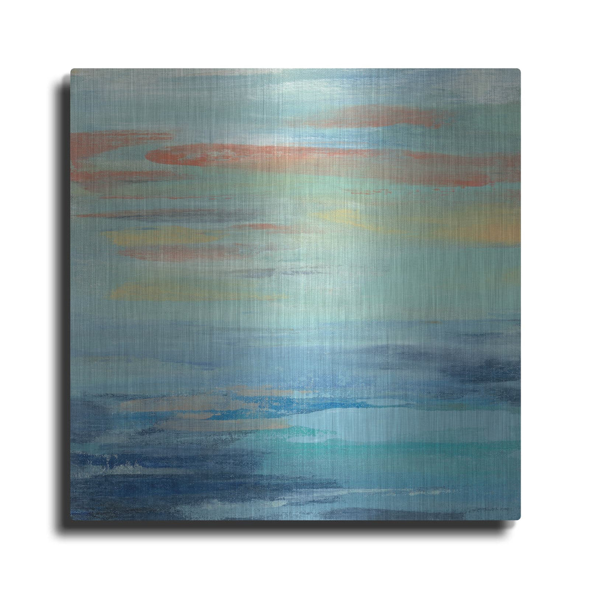 'Sunset Beach I' by Silvia Vassileva – Metal Wall Art