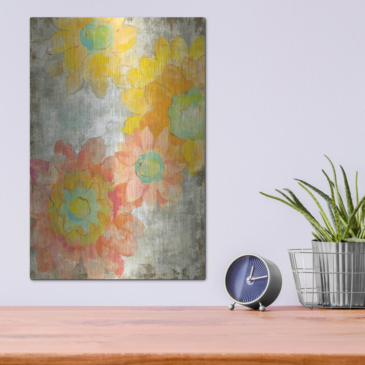 'Venezia Fiori II' by Silvia Vassileva – Metal Wall Art, 12x16 room view