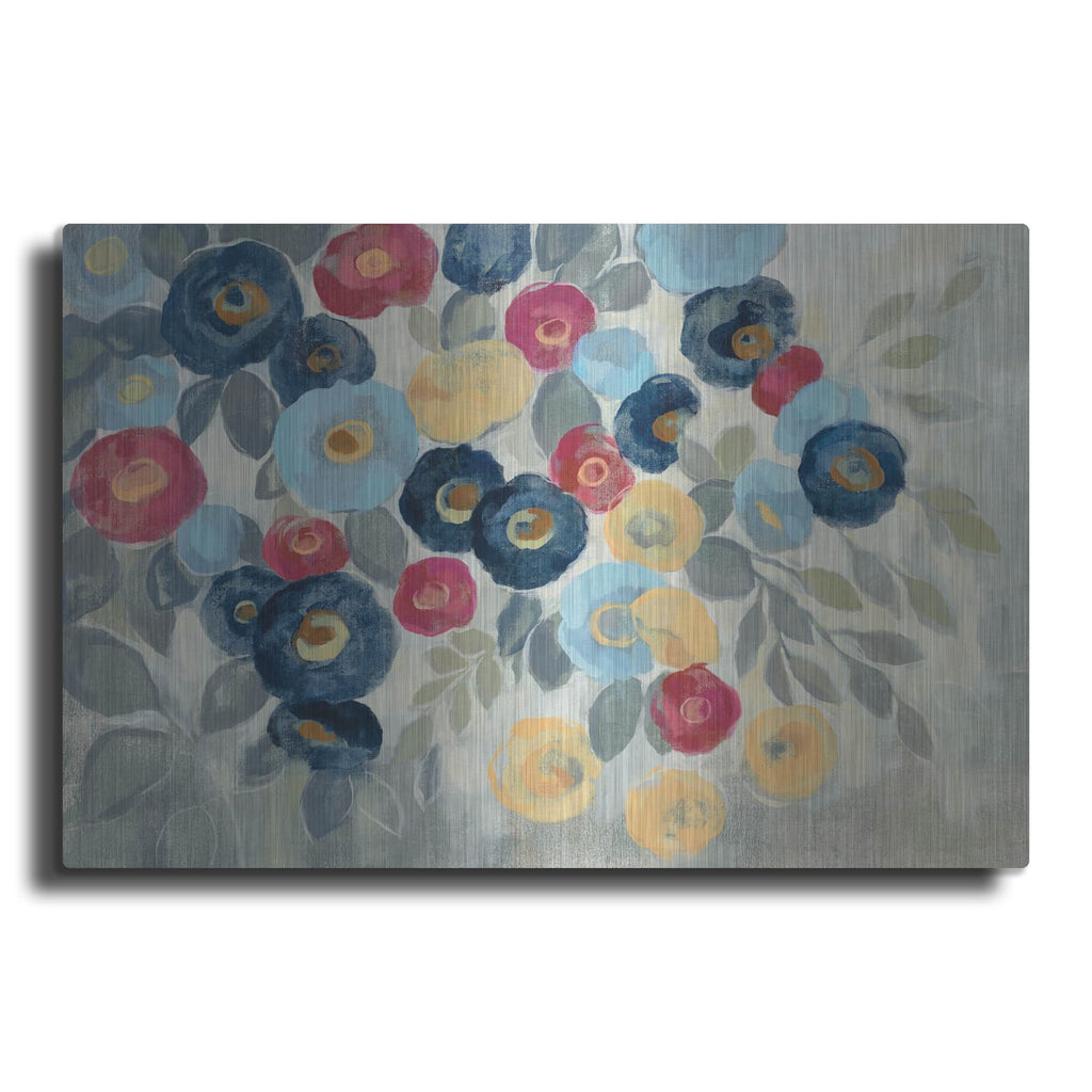 'Winter Flowers I' by Silvia Vassileva – Metal Wall Art