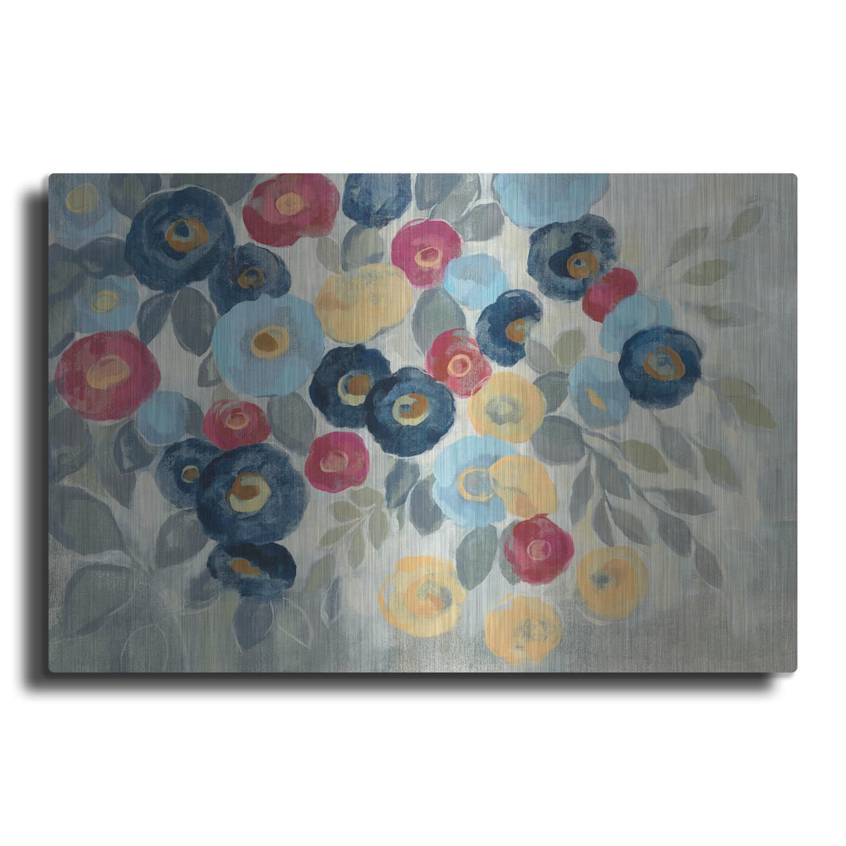 'Winter Flowers I' by Silvia Vassileva – Metal Wall Art