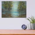 'Spring Trees' by Silvia Vassileva – Metal Wall Art, 16x12 room view