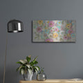 'Fog and Flowers I' by Silvia Vassileva – Metal Wall Art, 24x12 room view