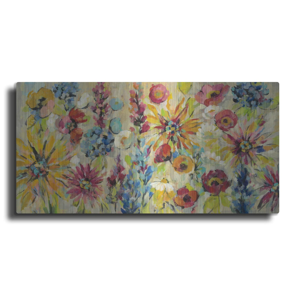 'May Garden' by Silvia Vassileva – Metal Wall Art